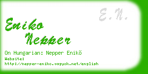 eniko nepper business card